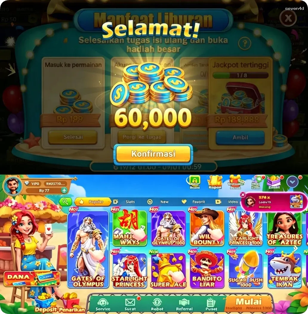 seven4d Masuk - seven4d Resmi